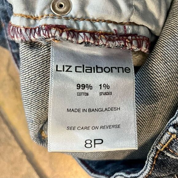 Liz Claiborne Petite Distressed Boyfriend Size 8P - Picture 8 of 11
